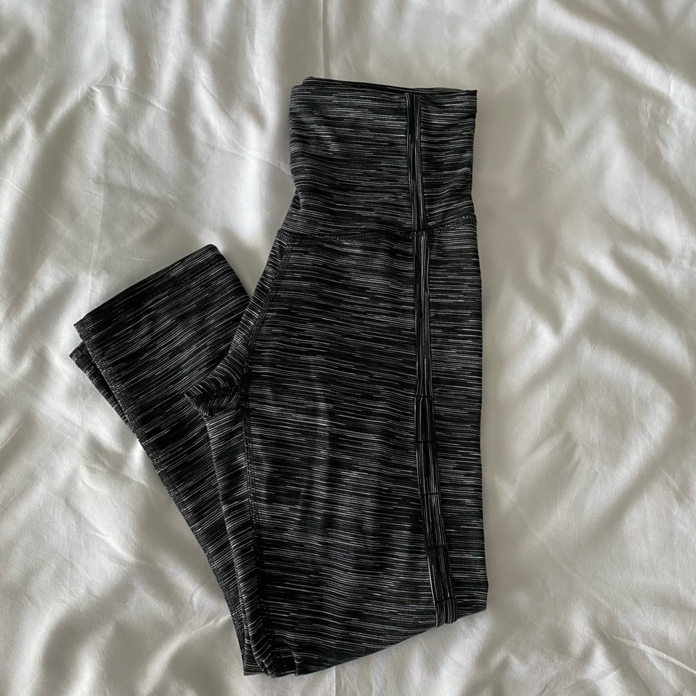 Dark Grey Cropped Active Leggings